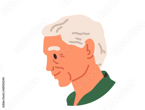 Elderly people vector illustration. The avatar elderly user represents their personality and preferences Senior citizens contribute to society with their wisdom and life experiences The metaphor