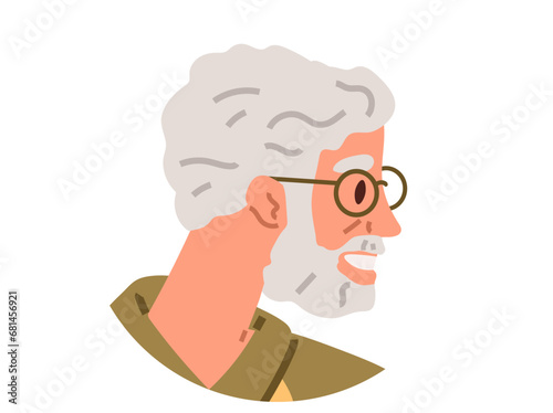 Elderly people vector illustration. Pensioners enjoy freedom to pursue personal interests and engage in various activities Retired individuals have opportunity to explore new hobbies and interests