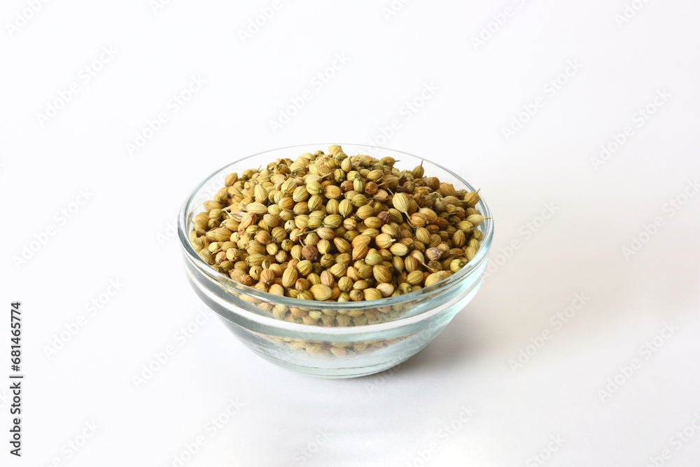 Sabut Dhaniya Powder or Coriander Seeds, Indian Spice Sabut Dhaniya Powder or Coriander Seeds, Indian Spice