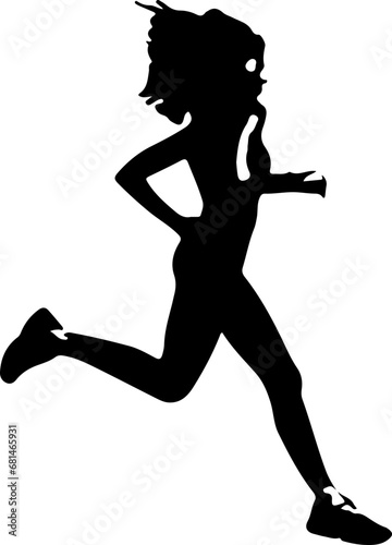 silhouette of running person © NOZY