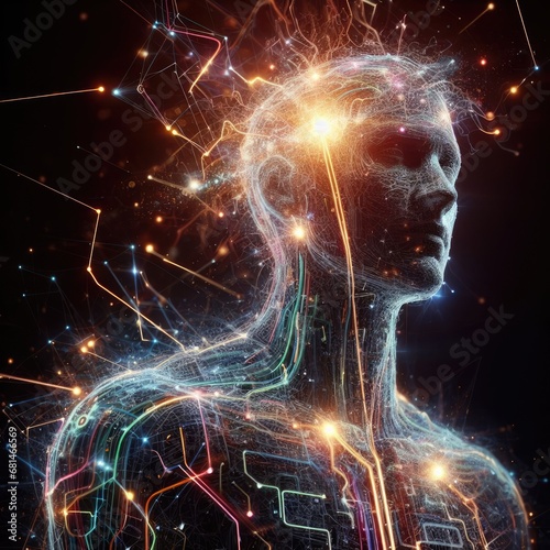 3d rendered illustration of a human body
