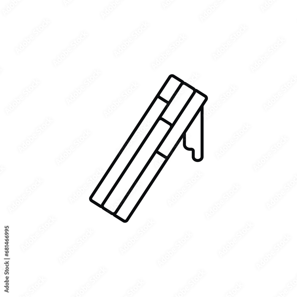 churros line icon style churros line icon style