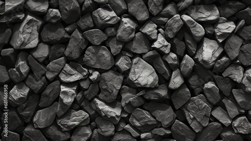A realistic digital representation of a black and white stone texture, ideal for creating a natural and textured atmosphere in your work