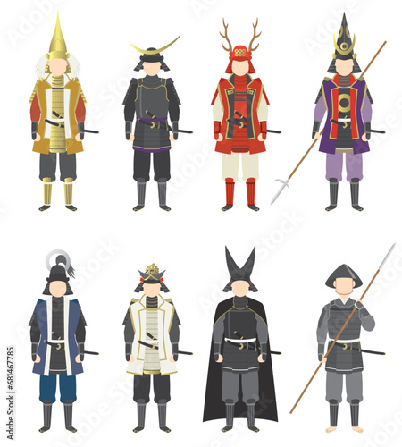  歴史人物イラスト集〜日本の戦国大名