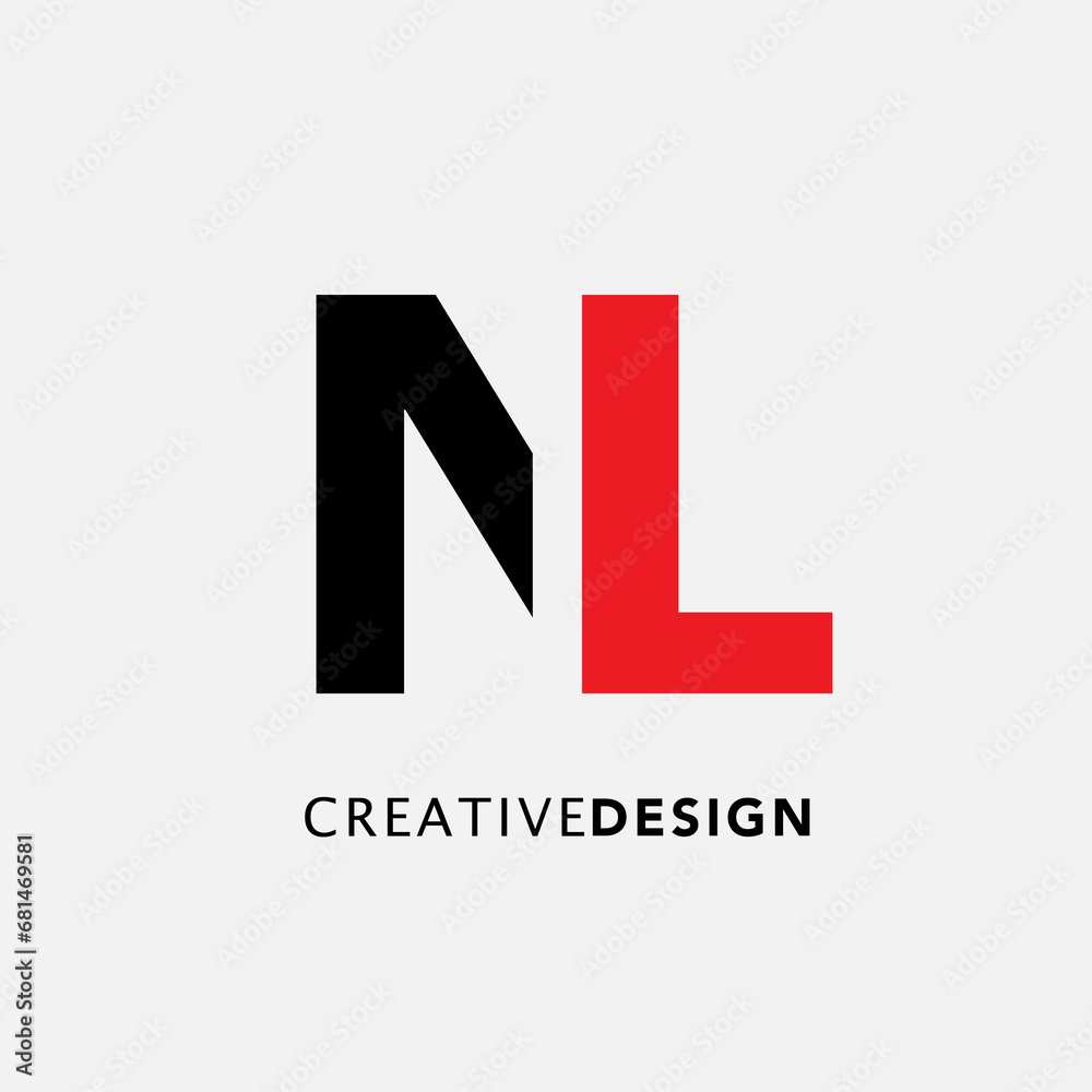 Creative ideas for NL Letter Logo PNG Vector (SVG) Free Download