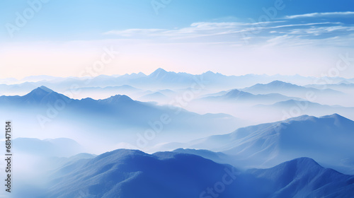 Blue mountains abstract background poster web page PPT  abstract art background