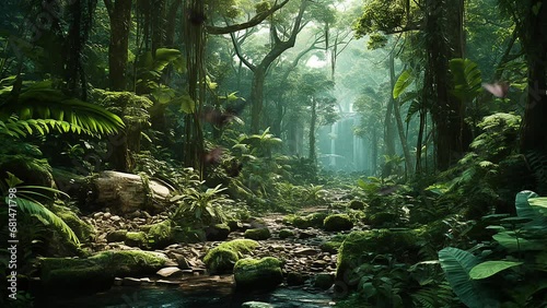 forest in the jungle photo