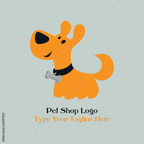 Dog logo design, unique dog logo design by illustrator