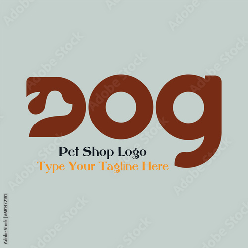 Dog logo design, unique dog logo design by illustrator