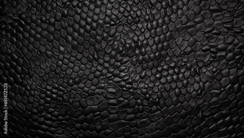 High quality textured black snake skin