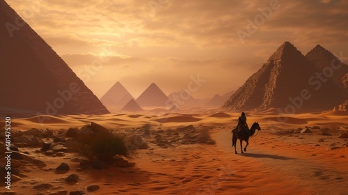 an ancient Egyptian expedition exploring the mysteries of the desert