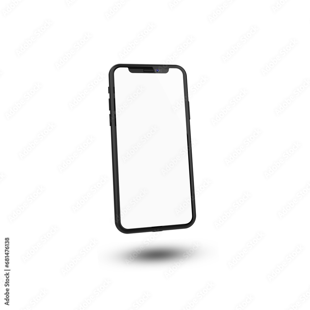 Phone isolated in infinity white background Phone isolated in infinity white background