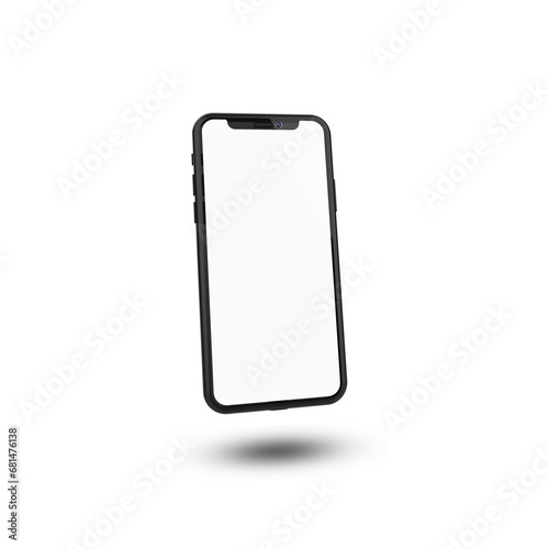 Phone isolated in infinity white background