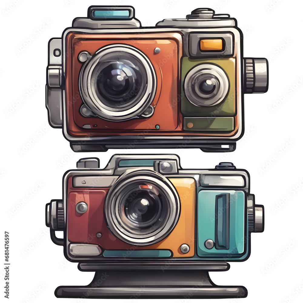 Fototapeta premium Camera Icon PNG Format With Transparent Background