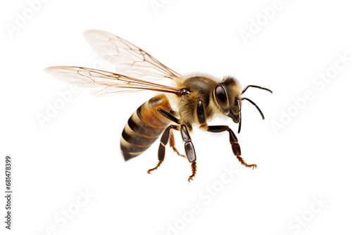 Honey Bee on transparent background © noman