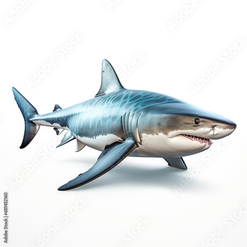 Shark isolated on white background