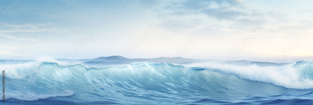 Minimal ocean waves background