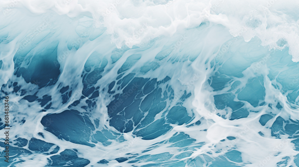Obraz premium Minimal ocean waves background