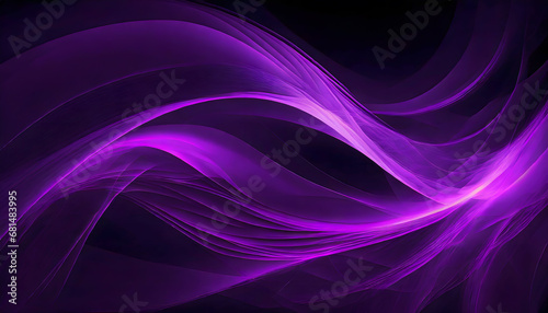 Purple abstract wave wallpaper