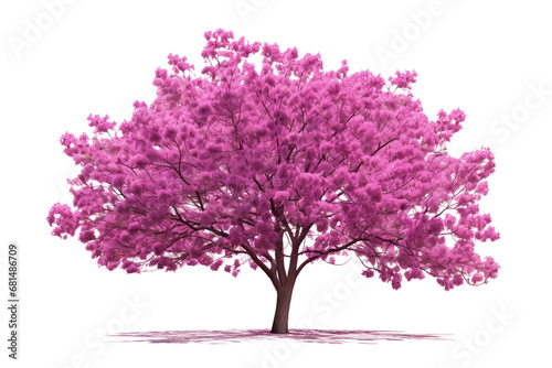 Eastern Redbud Tree Close-Up Isolated on a transparent background © AIstudio1