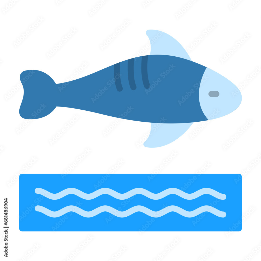 Obraz premium Fish Icon