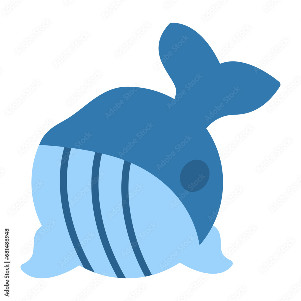 Fototapeta premium Whale Icon
