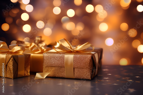 golden gift box
