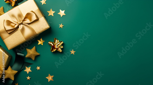 golden gift box