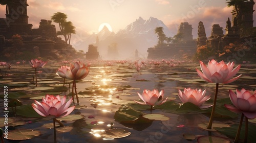 Investigate the use of lotus flowers in ancient Egyptian rituals