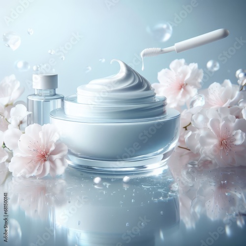 cosmetic cream cosmetic background