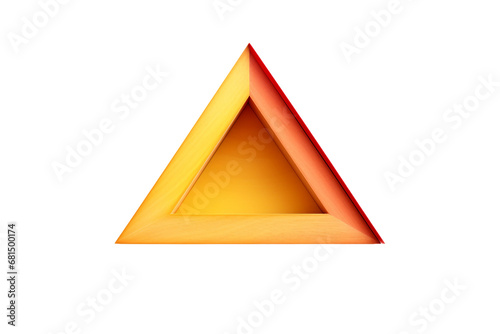 Isolated Triangle Play on a transparent background photo