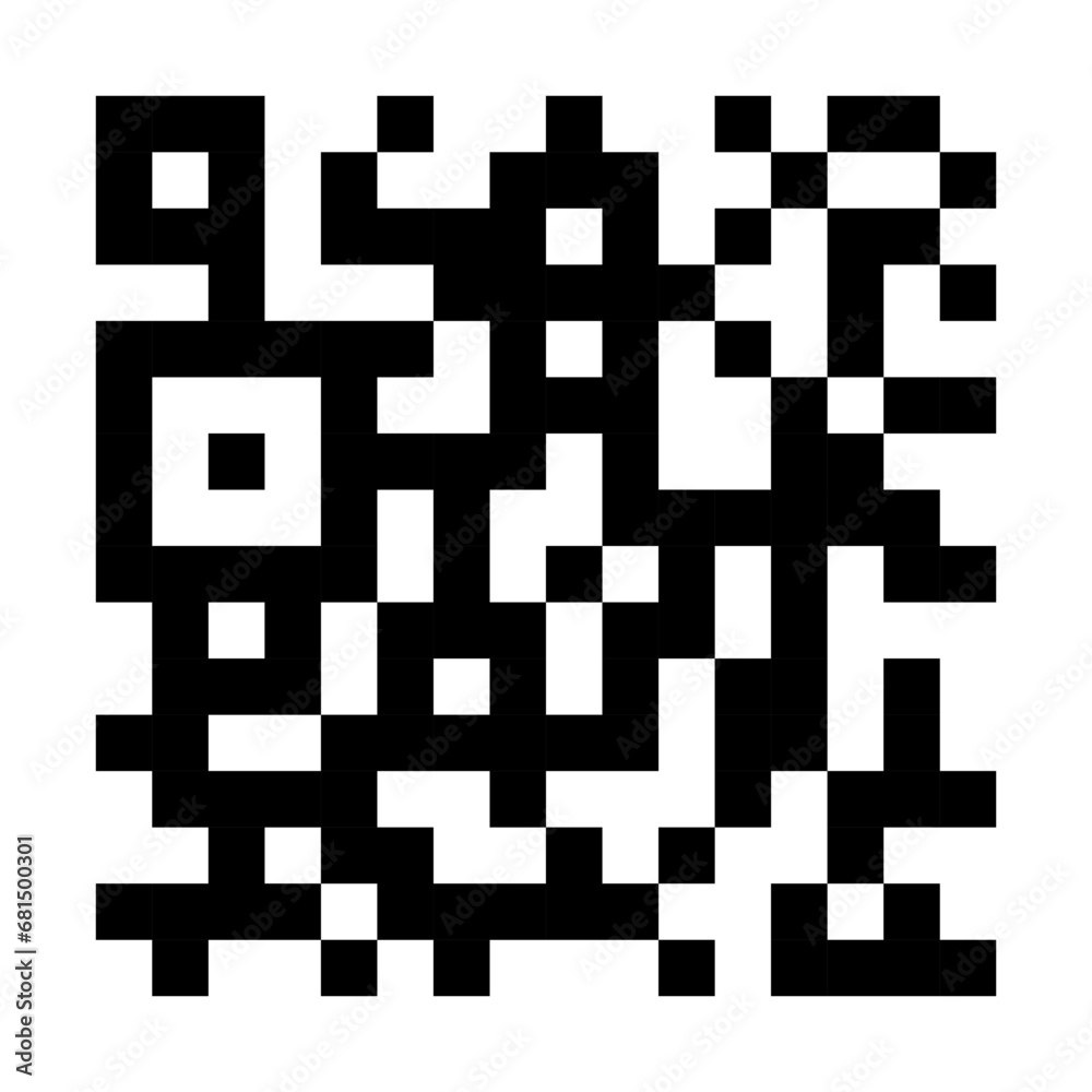 Quar code line icon. Scan me, product, link to application, pattern, recognition, chip, information, marking. Multicolored icon on white background. Quar code line icon. Scan me, product, link to application, pattern, recognition, chip, information, marking. Multicolored icon on white background.