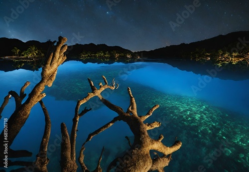  Lagoon Lights: Fiji's Nanuya Levu Blue Lagoon Reflections. © Rao Saad Ishfaq