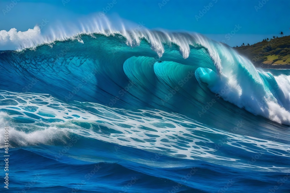 Massive Waves Creating Disorder Along the Rugged Shore
