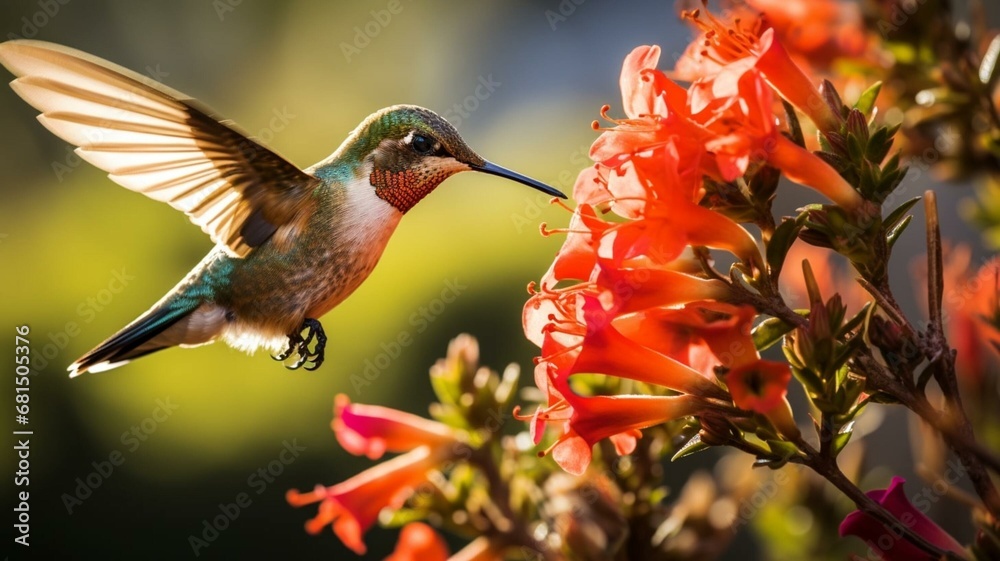 Fototapeta premium hummingbird in flight