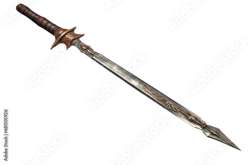 Martial Arts Broadsword Dao on a transparent background