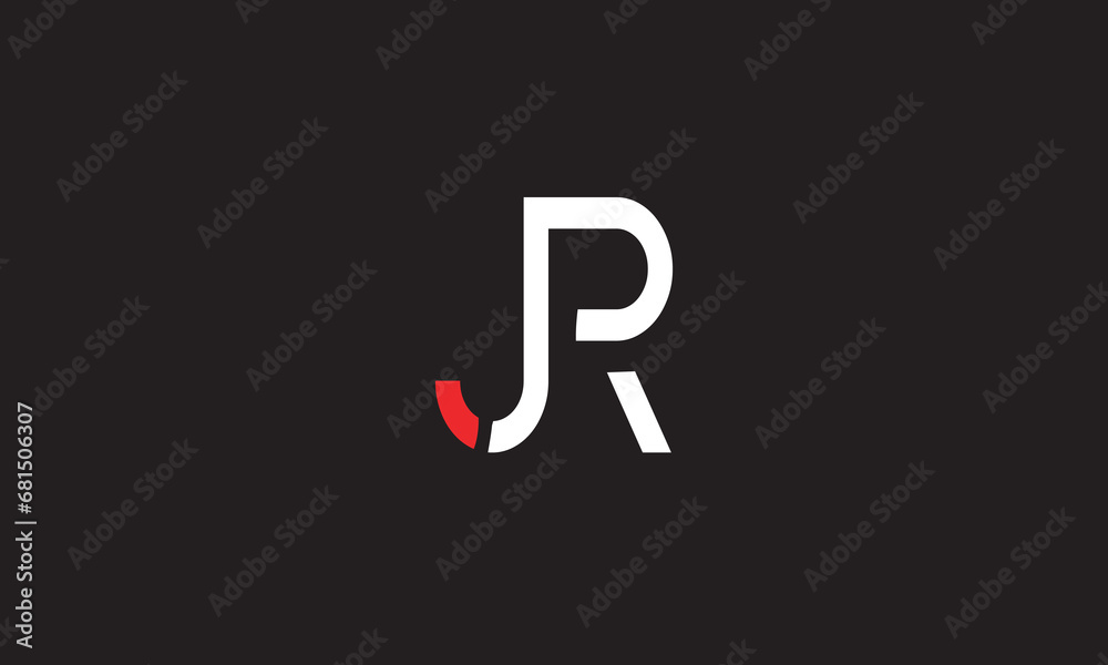 JR, RJ , J , R , Abstract Letters Logo Monogram JR, RJ , J , R , Abstract Letters Logo Monogram