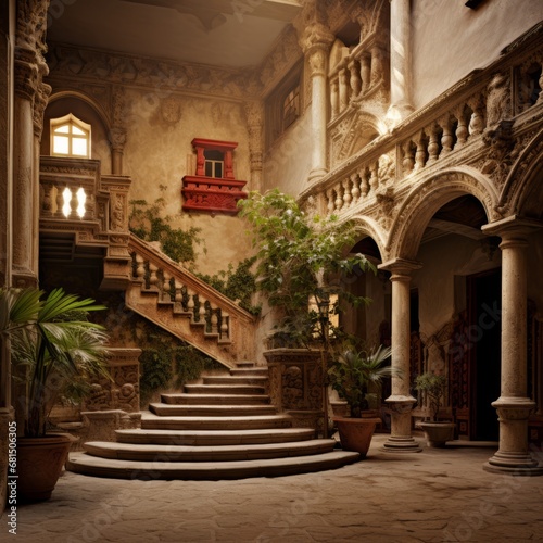 a staircase inside a building © Aliaksandr Siamko