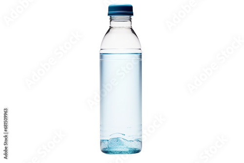 Compact Water Flask Blank Isolation on a transparent background