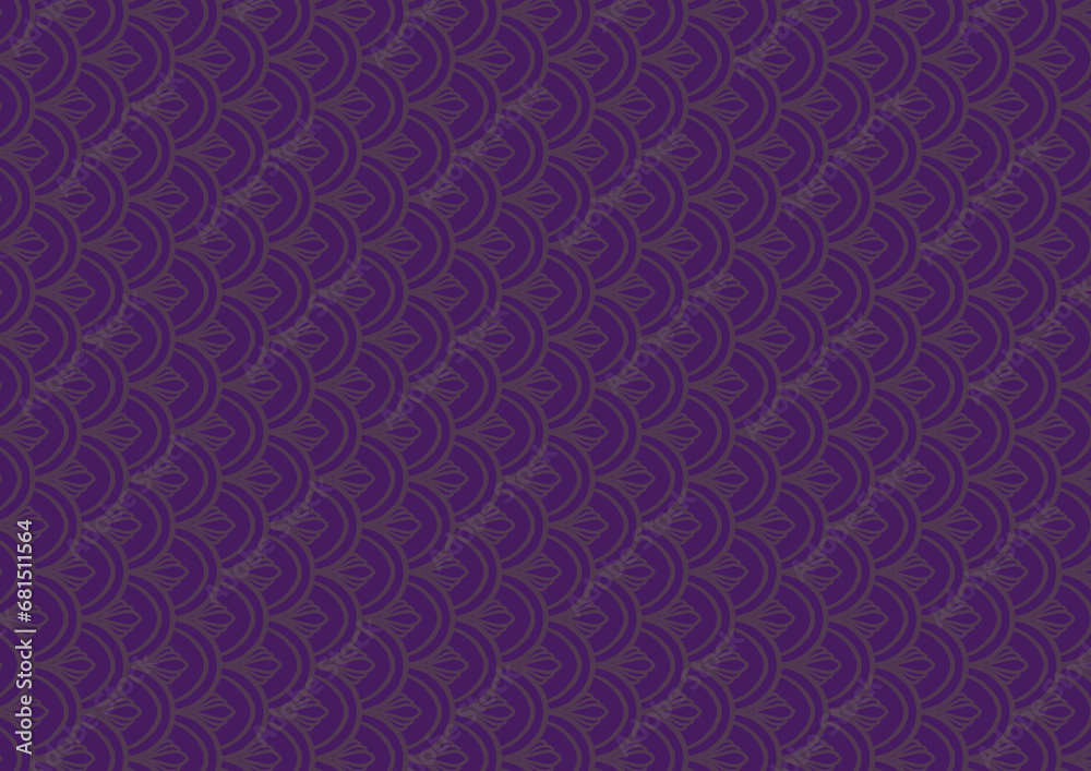 Abstract patterned fabric shapes leaf geometric purple graphic illustration backdrop background wallpaper decorative printing textile clothing carpet mosaic tiles