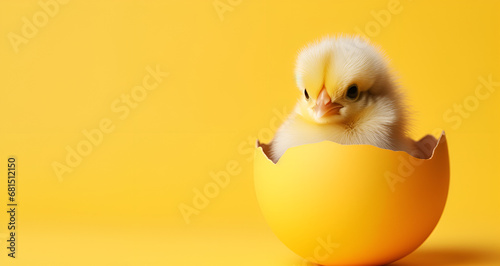 chicken and egg chicken, bird, chick, baby, egg, animal, easter, yellow, isolated, small, fluffy, young, newborn 