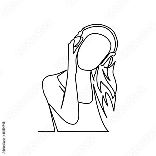 Girl vector illustrtion