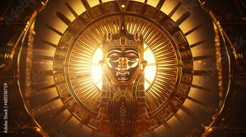 the significance of the Aten, the sun god, in ancient Egyptian monotheism photo