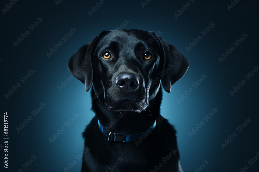 Portrait of a Labrador dog breed