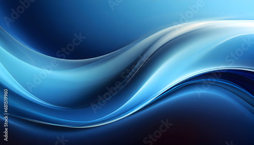 Blue wave abstract wallpaper
