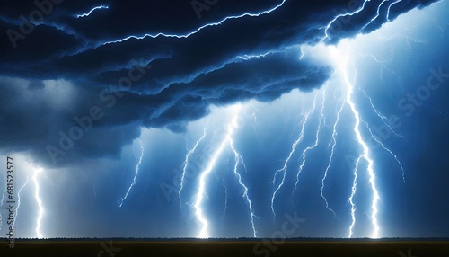 Nature's Fury: Dramatic Lightning Storm