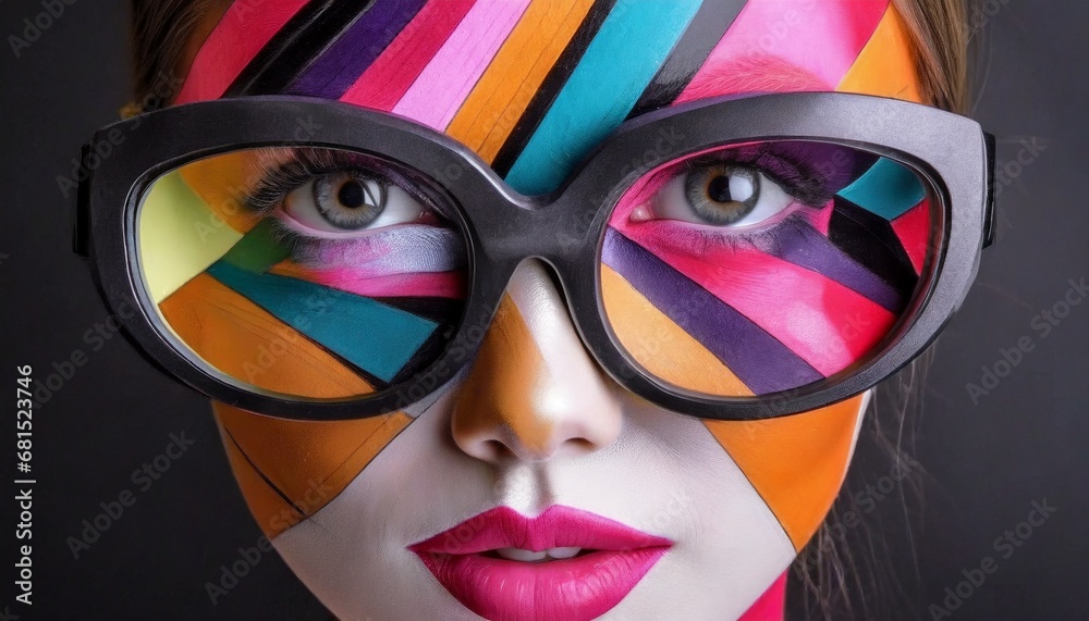 Mujer con gafas Mujer con gafas