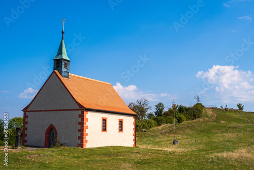 The Walburgis Chapel on the Ehrenbürg, also called Walberla, near Kirchehrenbach/Germany © fotografci