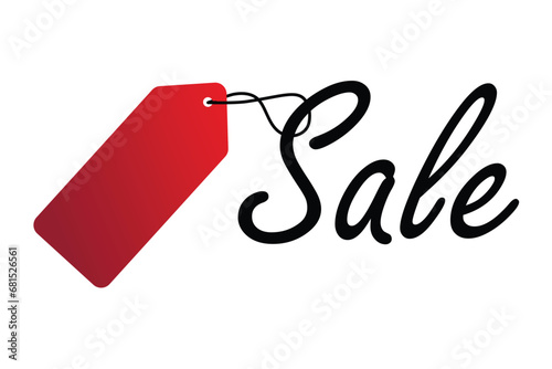 label sale tag fot advertisement shopping promotion element set concept design flat vector