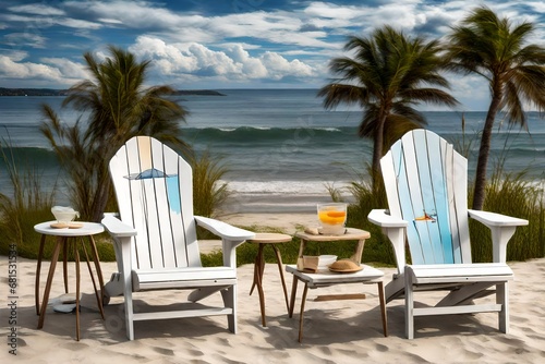 Adirondack Beach  Chairs © MISHAL